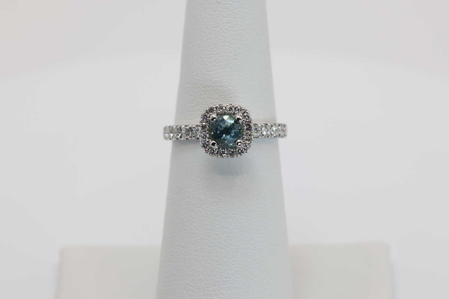 Round Montana Sapphire Ring