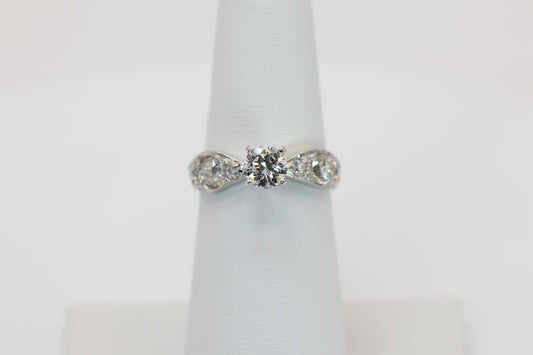 Vintage Platinum Diamond Ring