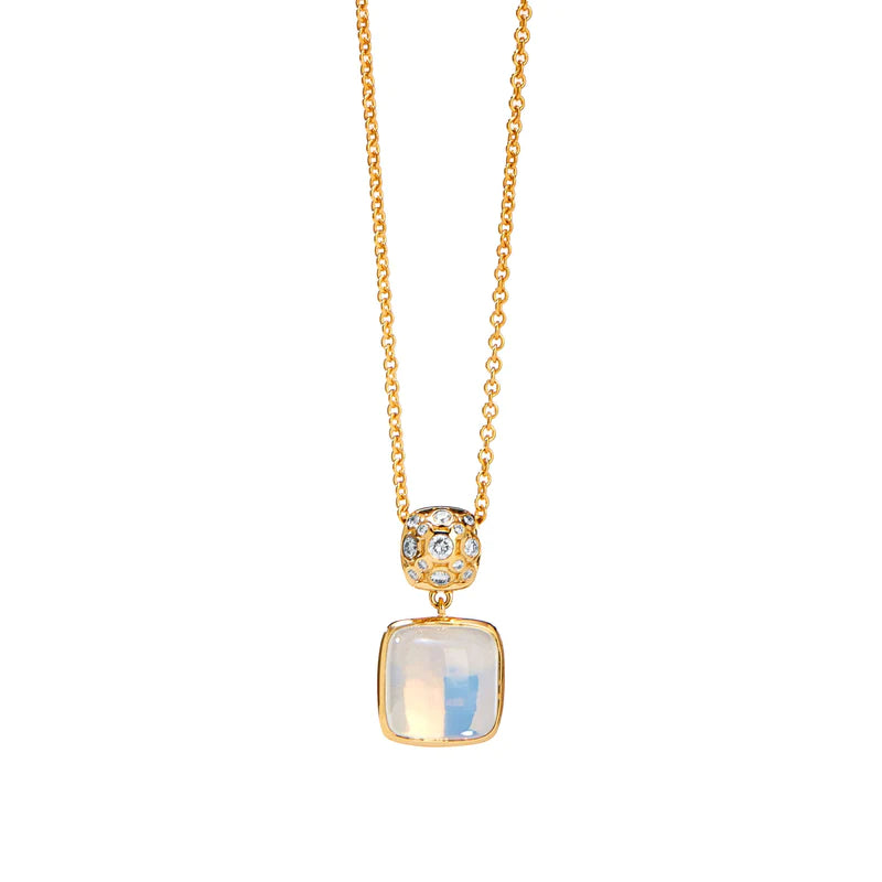 Mogul Moon Quartz Necklace
