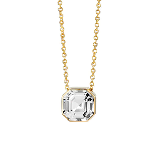 Geometrix Gemstone Necklace Rock Crystal