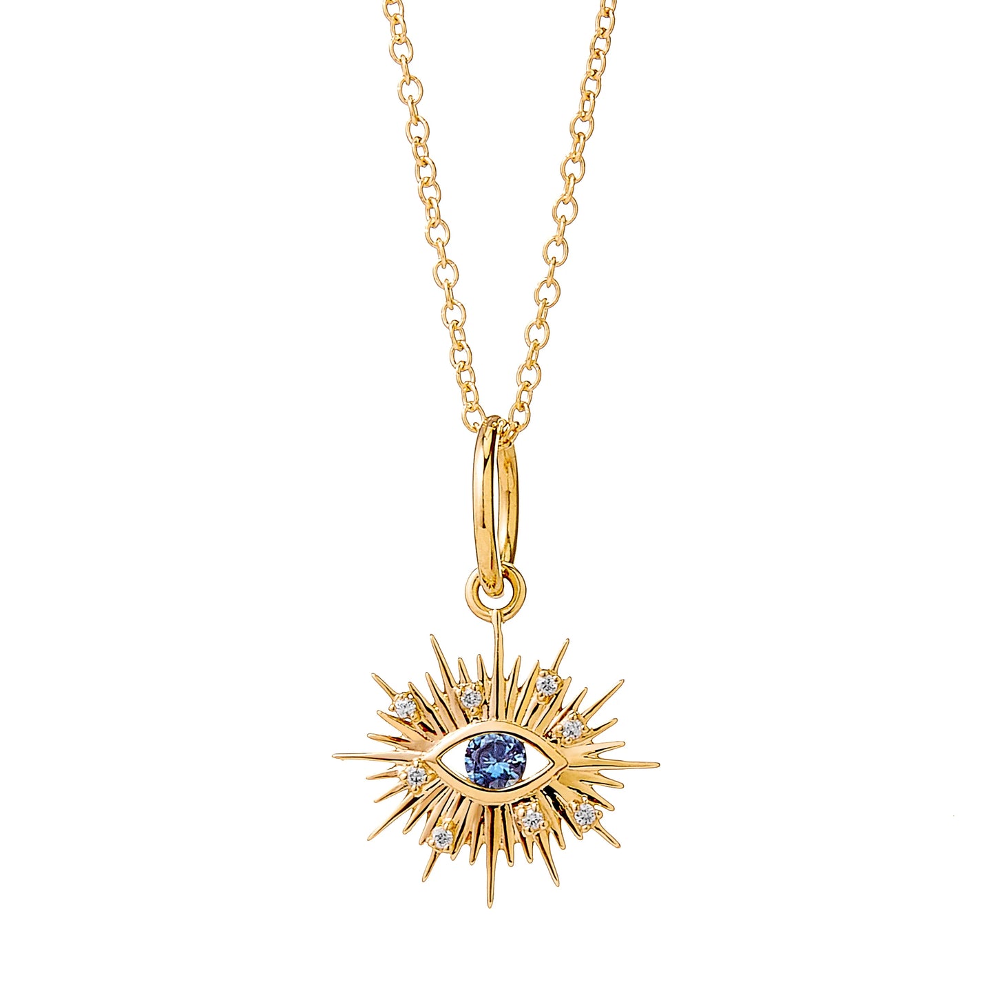 Chakra Evil Eye Charm Pendant